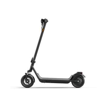 NIU KQi 100P Electric Kick Scooter side view with sleek design and durable wheels